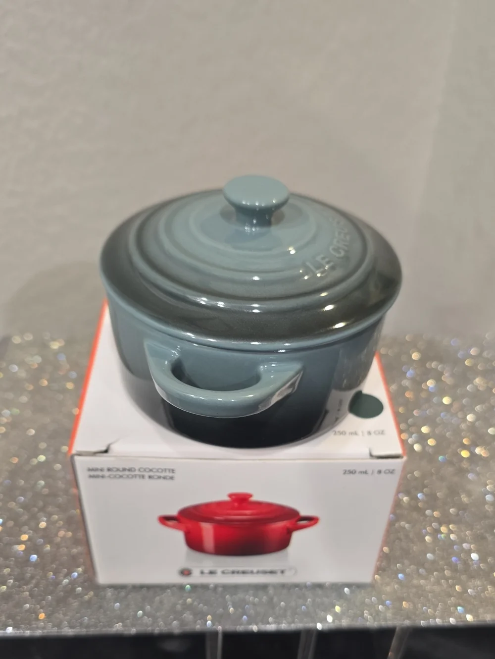 Le Creuset Stoneware Mini Cocotte- Ocean